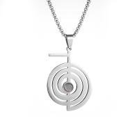 Collar De Protección Reiki En Acero Inoxidable Con Amuleto Geométrico Sagrado Collar De Opal Cho Ku Rei Para Mujeres Joyería De Hechicería Y Sanación - details 7