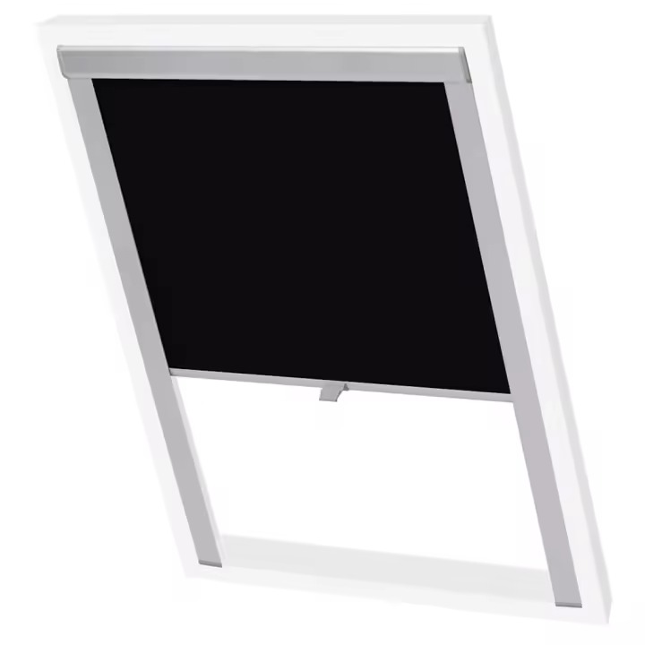 vidaXL Persiana Opaca Enrollable UK08 Cortinas Estores Ventanas Hogar Color Gris,  Negro, y mas - 1