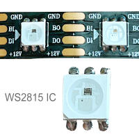 Tira De LED Inteligente WS2815 5050RGB 5m/Roll 30/60/144leds/m Negro/Blanco PCB IP30/IP65/IP67 Individualmente Direccionalizable Luz De Pixel Para Decoración De Interiores - details 0