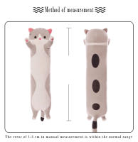 Cojín De Peluche De Gato Para Niños Juguete Suave Y Cálido Regalo De Cumpleaños Animal De Peluche Long Cat Para Niños Y Niñas - details 2