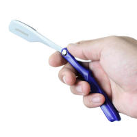 Cuchilla De Afeitar Dural Edge Spring Design Antideslizante Para Peluquería Eliminación De Vello En Cuerpo Cara Axilas Y Cejas - details 59