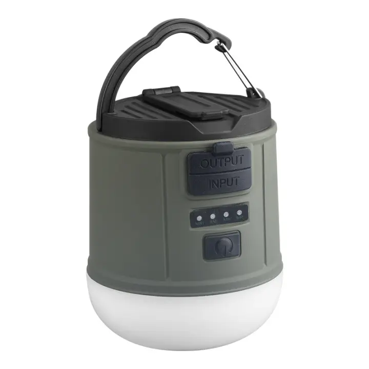 Lámpara De Camping LED Portátil Con Luz Colgante Y Energía Por Manivela Para Exteriores Emergencias Senderismo Iluminación - 1