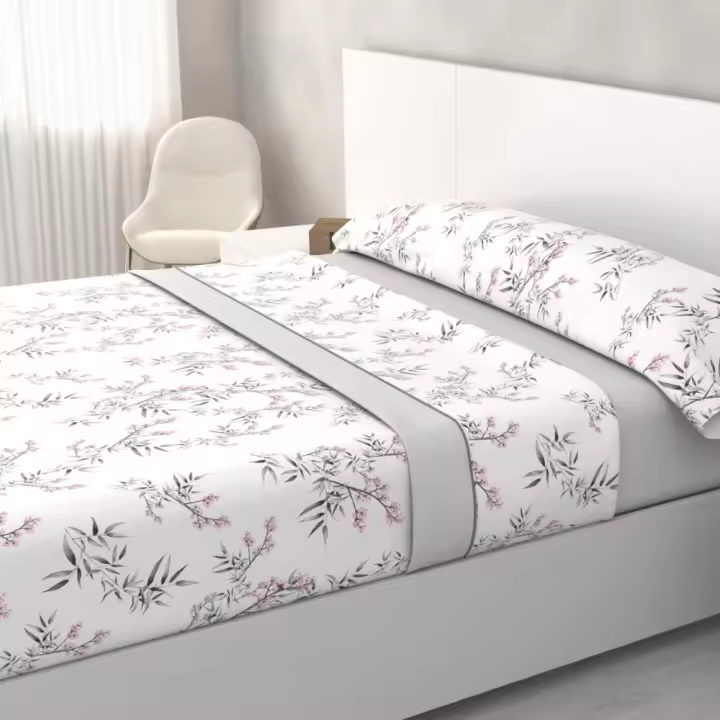 Juego de Sábanas Microfibra 100% Poliéster con Jaretón de Roomers - Suavidad y Resistencia | HM'S HOME SECRET - 1
