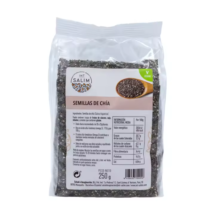 Semillas de chía 250 g  Int-Salim - 1