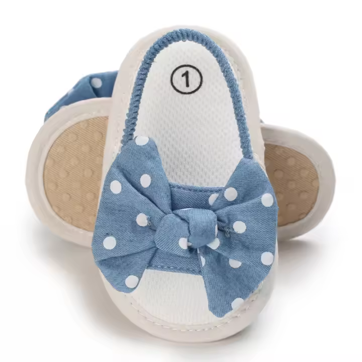 Sandalias De Verano Para Bebés Casual Y Minimalistas Zapatos Con Lazo Suelas Suaves Ligeros Para Caminar Comodidad Breathability Para Niñas - 1