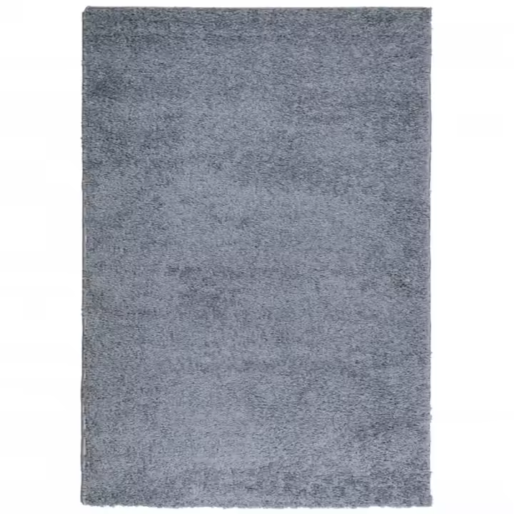 vidaXL Alfombra peluda de pelo largo moderna PAMPLONA 120x170 cm Color Antracita,  Beige,  Crema y mas Alfombras de área  Alfombra de Piso para Sala de Estar Dormitorio Habitación Salón - 1
