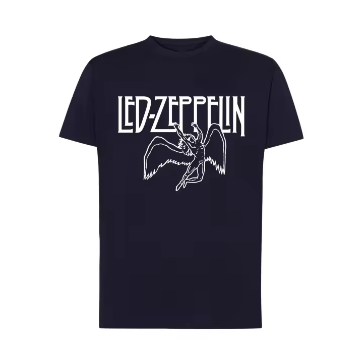 Led Zeppelin #2 - camiseta con el logo de la banda británica de rock - Algodón premium para hombre y mujer - 1