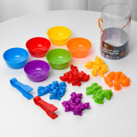 Juguete Educativo Montessori Arcoíris De Conteo Y Alineación De Colores Juego De Alineación De Animales Para Niños Entrenamiento De Motricidad Finas Regalo - details 3
