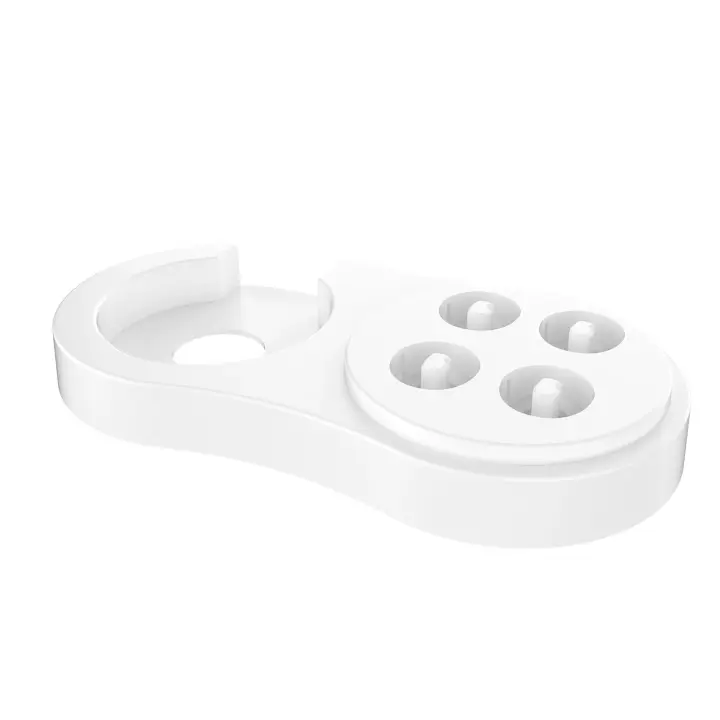 Soporte Para Cepillo De Dientes Eléctrico Oral B Y iO Serie Base Para Cabezas De Cepillo De Dientes Material ABS Blanco Y Negro - 1