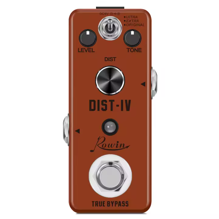 Pedal De Efectos Para Guitarra Rowin Distortion Ultra Modos Originales Potente Effector Bypass Verdadero DIST-Killer DS-4 - 1