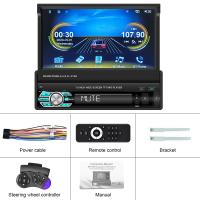 Receptor De Radio Bluetooth Podofo Android Auto 1 Din Pantalla HD Retractil De 7'' Carplay Reproductor MP5 Para Coche Con Conector USB Doble - details 18