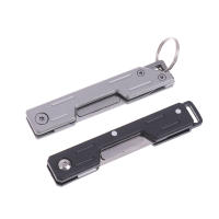 Cuchillo Miniatura De Acero Inoxidable Con Llavero Punta Afilada Desmontable Portátil Pendiente Para Regalo De Navidad - details 8