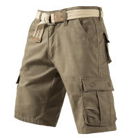 Shorts Casuales Para Hombre Color Gris Estilo Estadounidense Malla Transpirable Y Cómoda Pantalones De Campaña Deportivos Al Medio Tamaño Bermuda - details 7