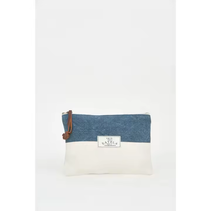 NECESER BATELA BICOLOR CONFECCIONADO EN YUTE - 1