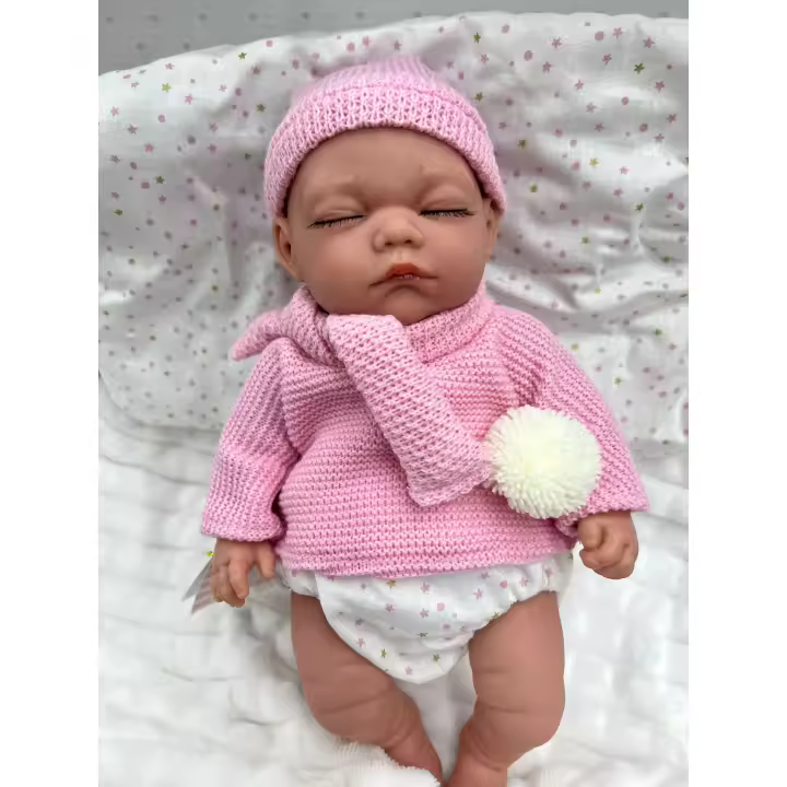 Muñeca Arias Hanne Rosa con Almohada Elegance 28cm 50613 - 1
