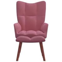 vidaXL Sillón de relax con taburete de terciopelo Gris claro, Gris oscuro, Verde oscuro Sillon Dormitorio Sillon Comodos Silla Relax Sillón Sofá - details 8