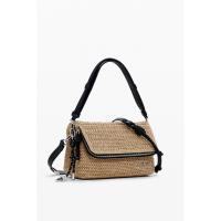 Bolsos sport de mujer DESIGUAL AXO08_1014 BOLSO RAFIA NATURAL 35208 25V - details 0