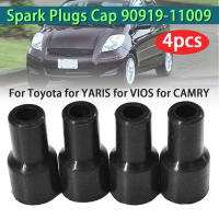 4pcs Cubierta De Bobina De Encendido Para Coche Capa De Guía De Chispa De Goma Compatible Con Toyota YARIS VIOS CAMRY - details 0