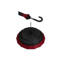 Paraguas largo grande de 16 varillas , antiviento, automático de 68 cm paraguas liso unisex - details 1