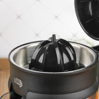 MAGEFESA ZESTER INOX Exprimidor Eléctrico de 120W de 250ml, Sistema Antigoteo, Base Antideslizante, Palas Arrastra Pulpa - details 3