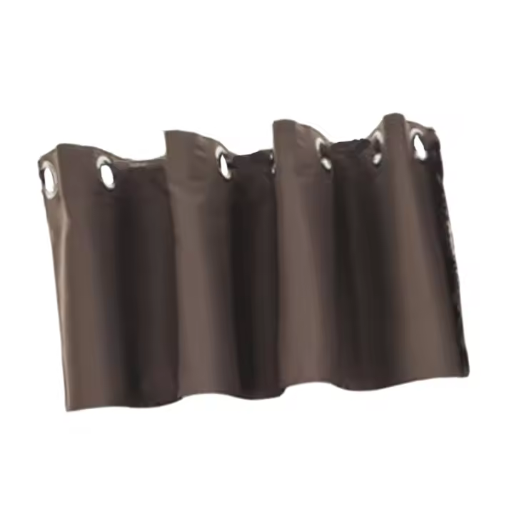 Cortinas De Ventana Negras Con Tope Media En 6 Colores Y 2 Tamaños Terciopelo 100% Poliéster Blackout Para Cocina Y Café - 1