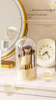 Organizador De Maquillaje Giratorio 360° Soporte Para Pinceles De Maquillaje Caja De Almacenamiento Para Cosméticos Contenedor Para Labiales Y Pinceles De Cejas Juego De Joyería - details 6