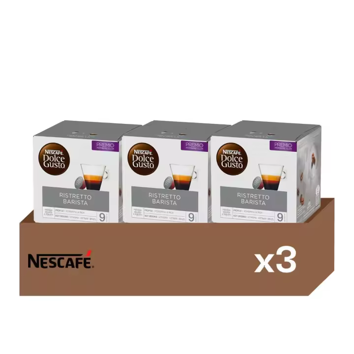 Ristretto Barista - Pack 3 Cajas de Café (48 uds) | Sabor Potente y Rico, con Extra Crema, Receta Mejorada - 1