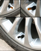 4Pcs Tapas De Válvula De Neumáticos Para Motocicletas De Aleación De Aluminio Resistente Al Polvo Y a La Agua Para Automóviles - details 11