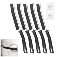 Cepillo De Limpieza Para Ranuras Con Pincel Duro Herramienta De Limpieza Para Baño Y Cocina Con Pincel Angulado Rígido Para Limpieza General - details 0