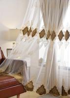 Cortina De Encaje Bohemio 1pc Protección Solar Y Transpirable Para Decoración De Sala De Estar Y Dormitorio Material De Poliéster 100% - details 0