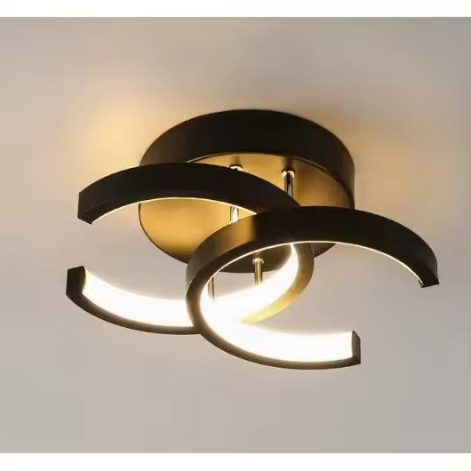 Ceiling LED Chandelier Modern Home Decorative Light Shape Lights Glossy Dimmable 220V Energy Saving Bedroom Living Room Hallway - 1