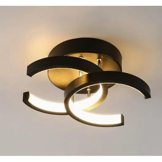 Ceiling LED Chandelier Modern Home Decorative Light Shape Lights Glossy Dimmable 220V Energy Saving Bedroom Living Room Hallway - 1