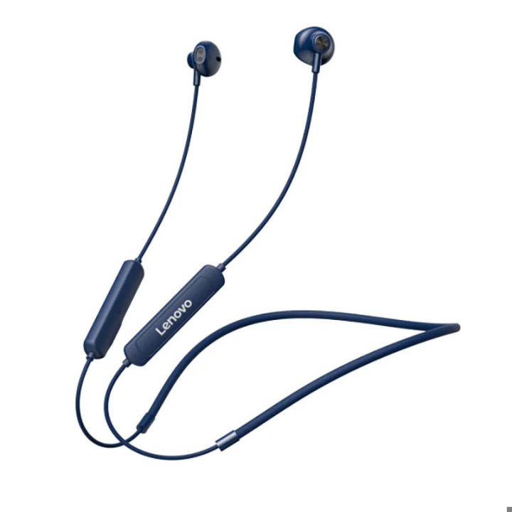 Auriculares Inalámbricos Lenovo SH1 Con Bluetooth 5.0 Cuello Resistente Al Agua IPX5 Estéreo Deportivo Con Micrófono Y Batería De Larga Duración