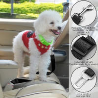 Cinturón De Seguridad Ajustable Para Gatos Y Perros Accesorios De Viaje Reflectante Elástico Para French Bulldog Y Otros Mascotas - details 0