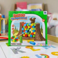 Juego De Equilibrio Squirrel Juguete Interactivo Familiar Tablero De Puzzle Juego De Pushing Piles Para Niños Edad Recomendada 7-12Años Y Adelante - details 1