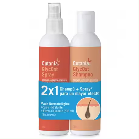 PACK CUTANIA GLYCOAT CHAMPU + SPRAY 355ML VETNOVA - 1