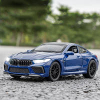 Coche De Acción Miniatura De Aleación De Latón 1/32 M8 Juguete Para Niños Modelo Deportivo Con Puerta Abatible Vehículo Con Sonido Y Luz Regalo Para Fiestas - details 0