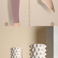 Rodillo De Masaje De Espuma De Corea Vacía De 30 Cm Doble Cara Para Relajación Muscular Equipo De Gimnasio Portátil Para Pilates - details 8