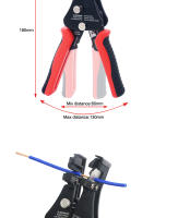 Alicates Multifuncionales Despejadores De Cables Rango De 0.8-8mm AWG18-8 Con Cortador De Hilo Y Terminales Herramientas Eléctricas - details 2