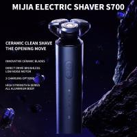 Afeitadora Eléctrica Portátil XIAOMI MIJIA S700 Cabeza Flexível IPX7 Impermeável Afeitado Y Rostro Trimmer De Barba Corte 30 Días - details 0