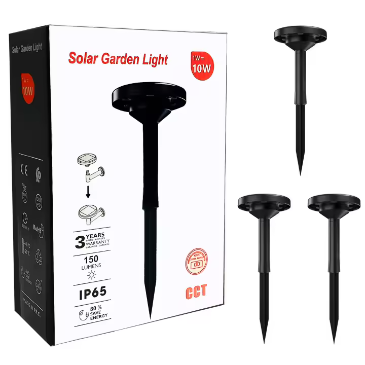 Aplique/Pica Solar LED - CCT - IP65 - GENK - Pack x3 - 1