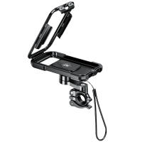 Estuche Impermeable Para Móvil Soporte De Bicicleta Y Motocicleta Para Teléfonos Móviles De 4.7-6.8 Pulgadas Instalación En Manillar Antichoque Y Anti Caída - details 13