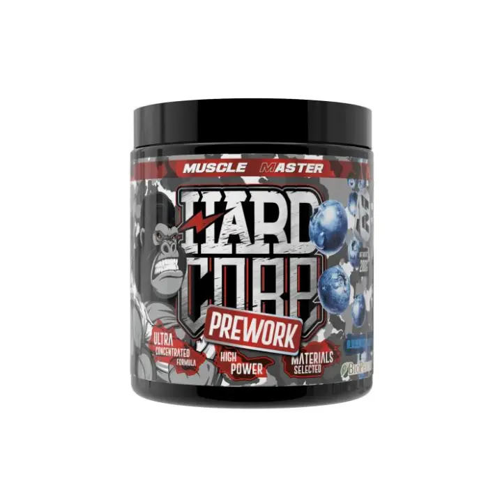 MUSCLE MASTER Hardcore Prework 280G - Fórmula Avanzada para Entrenamientos Intensos - 1