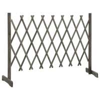 vidaXL Valla de jardín enrejado madera maciza de abeto 150x80 cm Color Naranja,  Gris,  y mas Perfecta para plantas y animales, múltiples usos malla para ventilación, seguridad, ventana, jardín - details 0