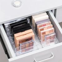 Organizador De Maquillaje Transparente De Plástico Con 7 Slots Multifuncional Para Hogar Oficina Baño Y Mesa De Vestir Caja De Ordenamiento - details 3