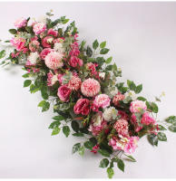 Decoración De Muralla De Flores Para Boda DIY 50/100cm Silkworm Peonías Y Rosas Artificiales Suministros Para Arreglo Floral Decoración De Arco De Boda Y Fondo - details 9