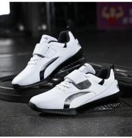 Zapatos De Gimnasio Para Hombres Y Mujeres Antideslizantes Y Balanceados Para Levantamiento De Pesas Y Entrenamiento De Fitness Microfibra Y PU Suela De Goma Negro Y Blanco - details 12