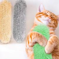 2 Piezas de almohada de felpa de hierba gatera para gatos y gatitos, Color aleatorio 25x10cm juguete para gatos de interior, Juguete interactivo juguete para masticar ayuda a los dientes - details 0