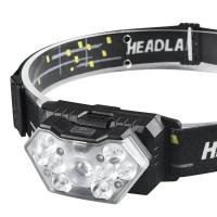 Lámpara Frontal LED Recargable USB Con Sensor De Movimiento 9 Lámparas De Ojo De Pez Resistente Al Agua Para Pesca Y Camping - details 11