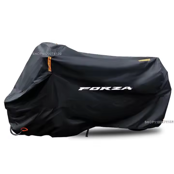 Cubierta de la moto waterproof at Aire BOOK TODA la temporada a prueba de Polvo Protección UV Moto CUBIERTA DE LA Lluvia para Honda Forza 125 250 300 350 750 - 1